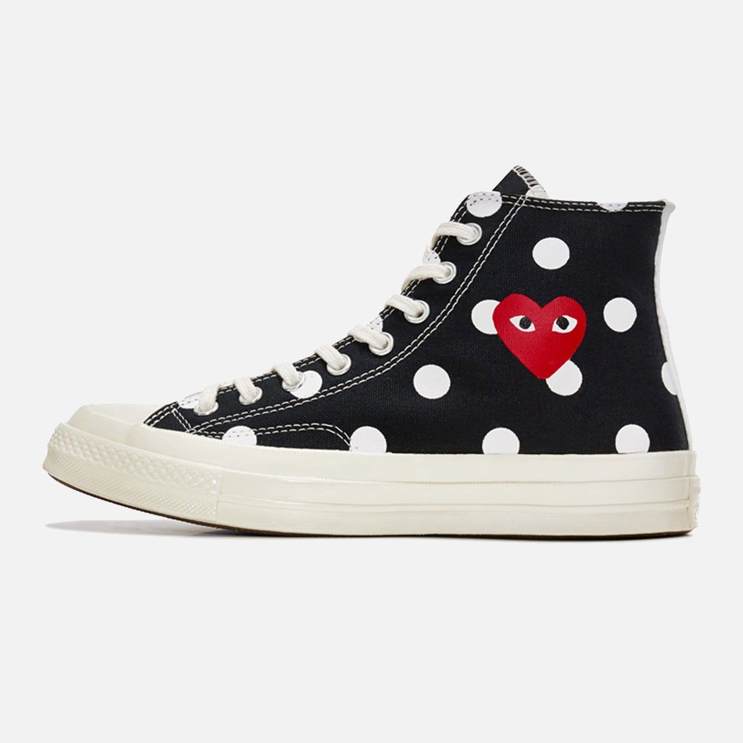 Converse x Comme Des Garcons Heart Polka Dot Black – THE SNEAKER