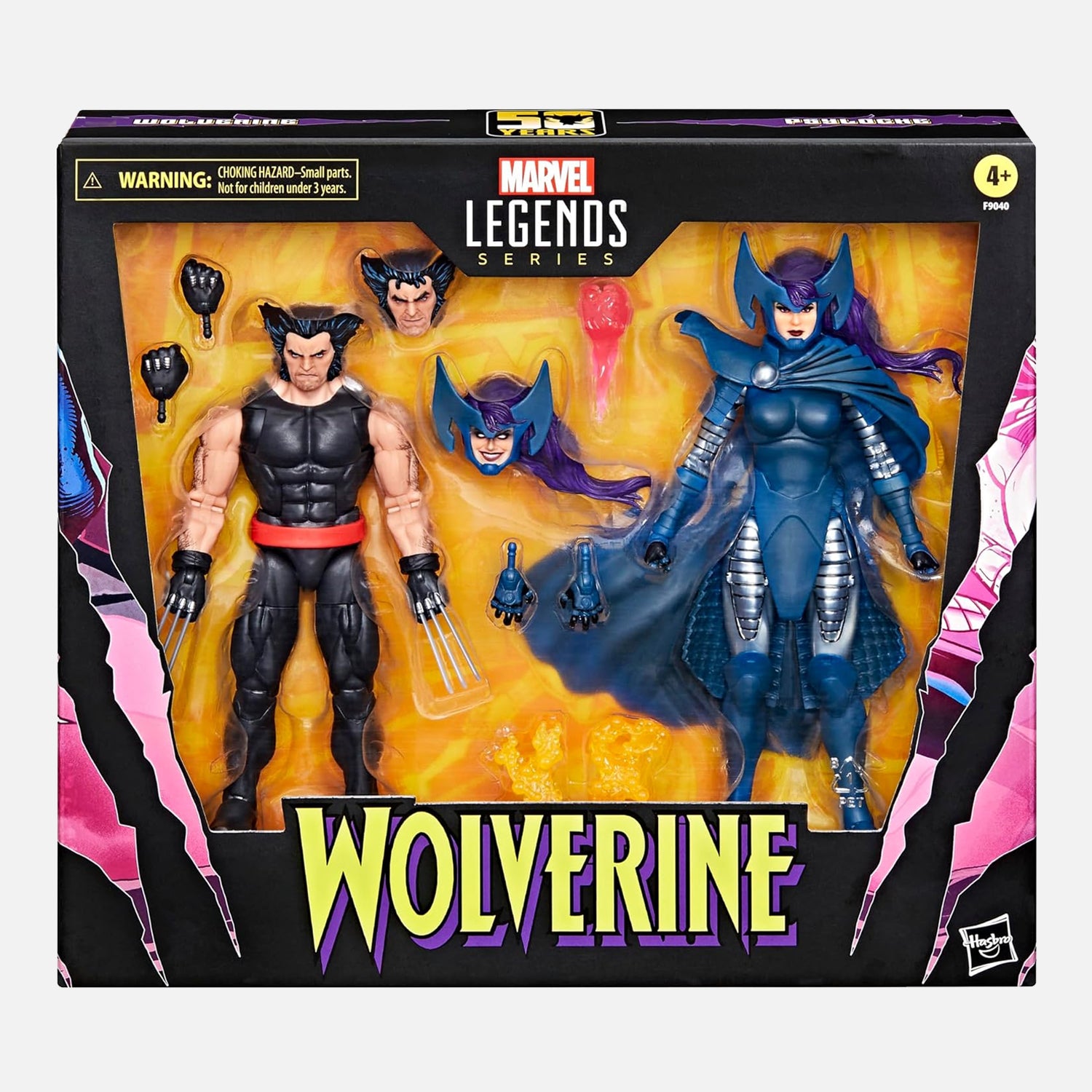 Hasbro Marvel Legends Series Wolverine Psylock Pack 50th