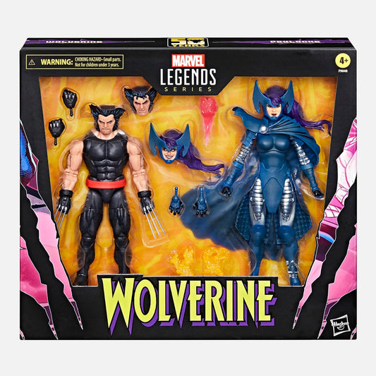 Hasbro Marvel Legends Series Wolverine & Psylock 2 Pack 50th Anniversary Collectible Figures