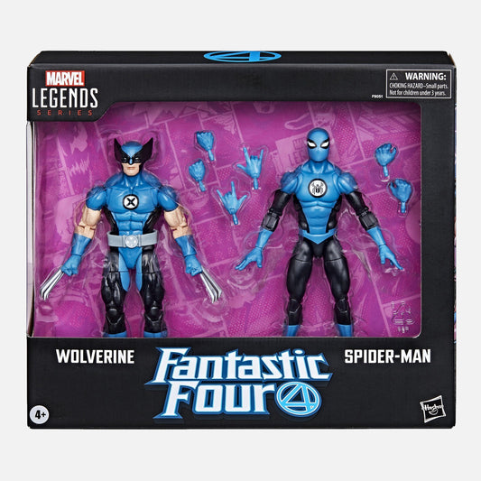 Marvel Legends Series Wolverine and Spider-Man Fantastic Four Action Figures