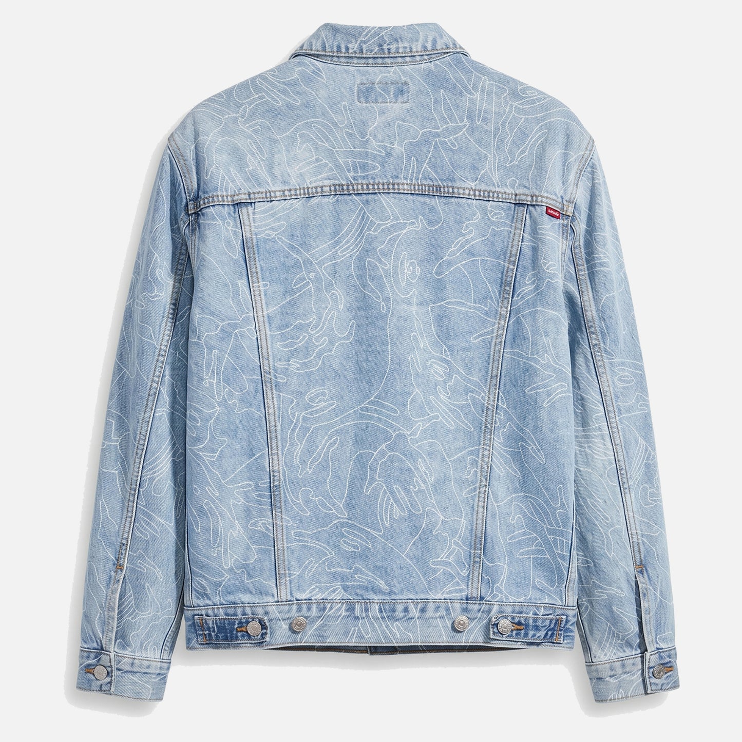 Men's AAPE By Bape Light Blue Denim Jacket