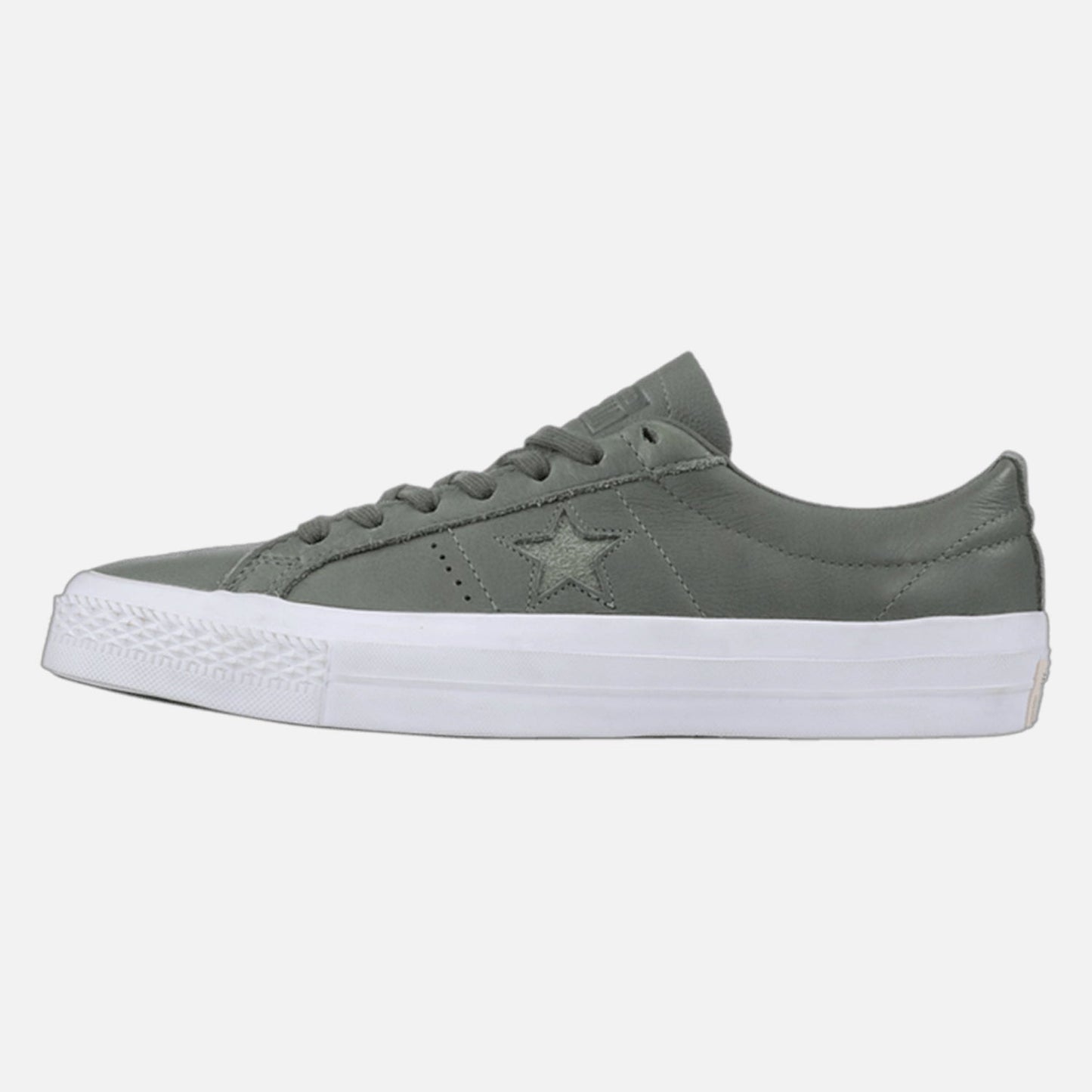 Men's Converse One Star Leather - Olive Green