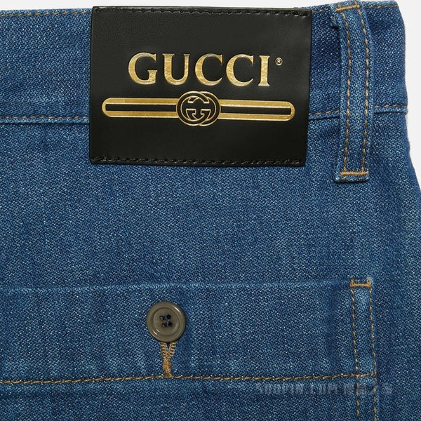 Men's Gucci Lovelight Denim Shorts