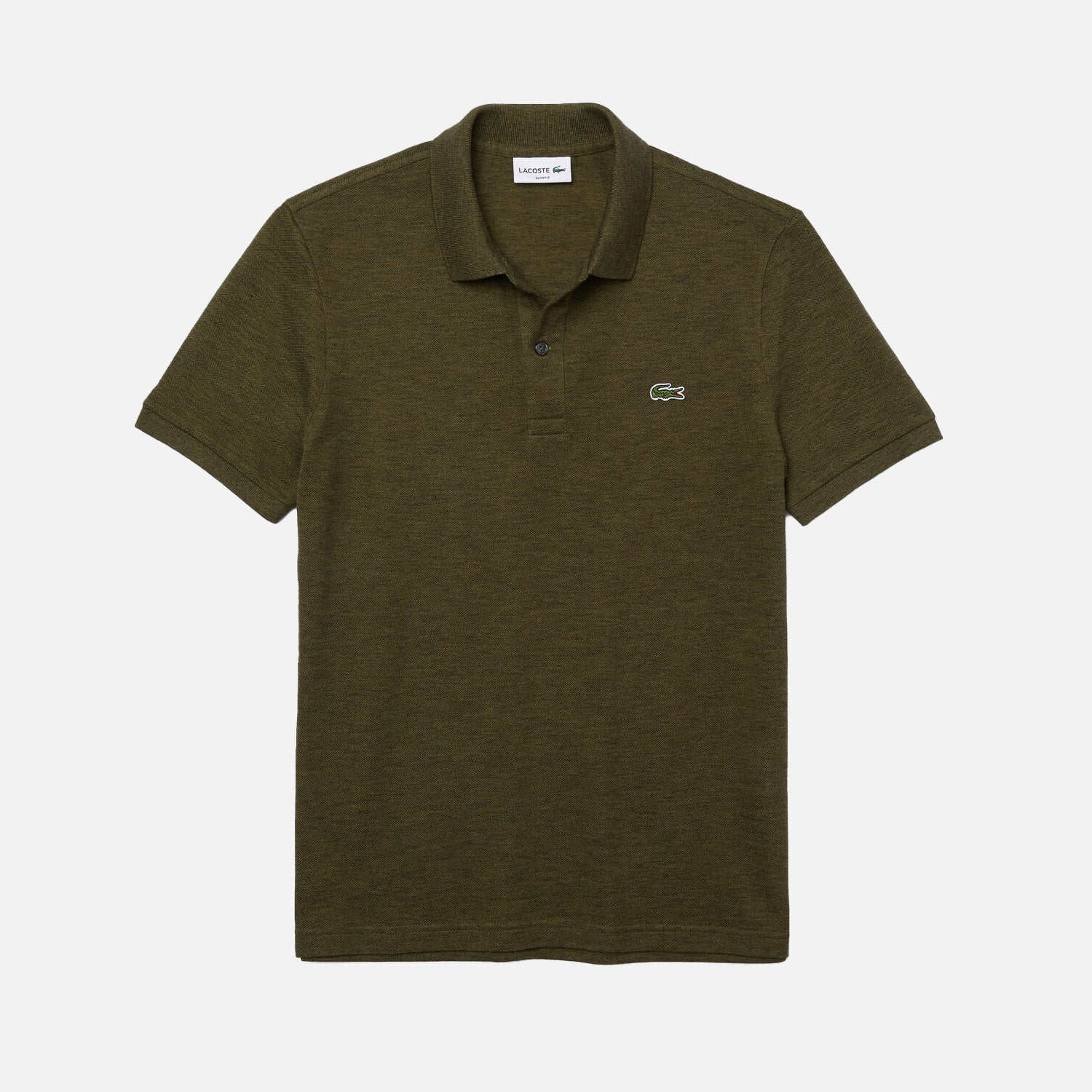 Men's Lacoste L.12.12 Short Sleeve Cotton Polo Shirt Dark Green