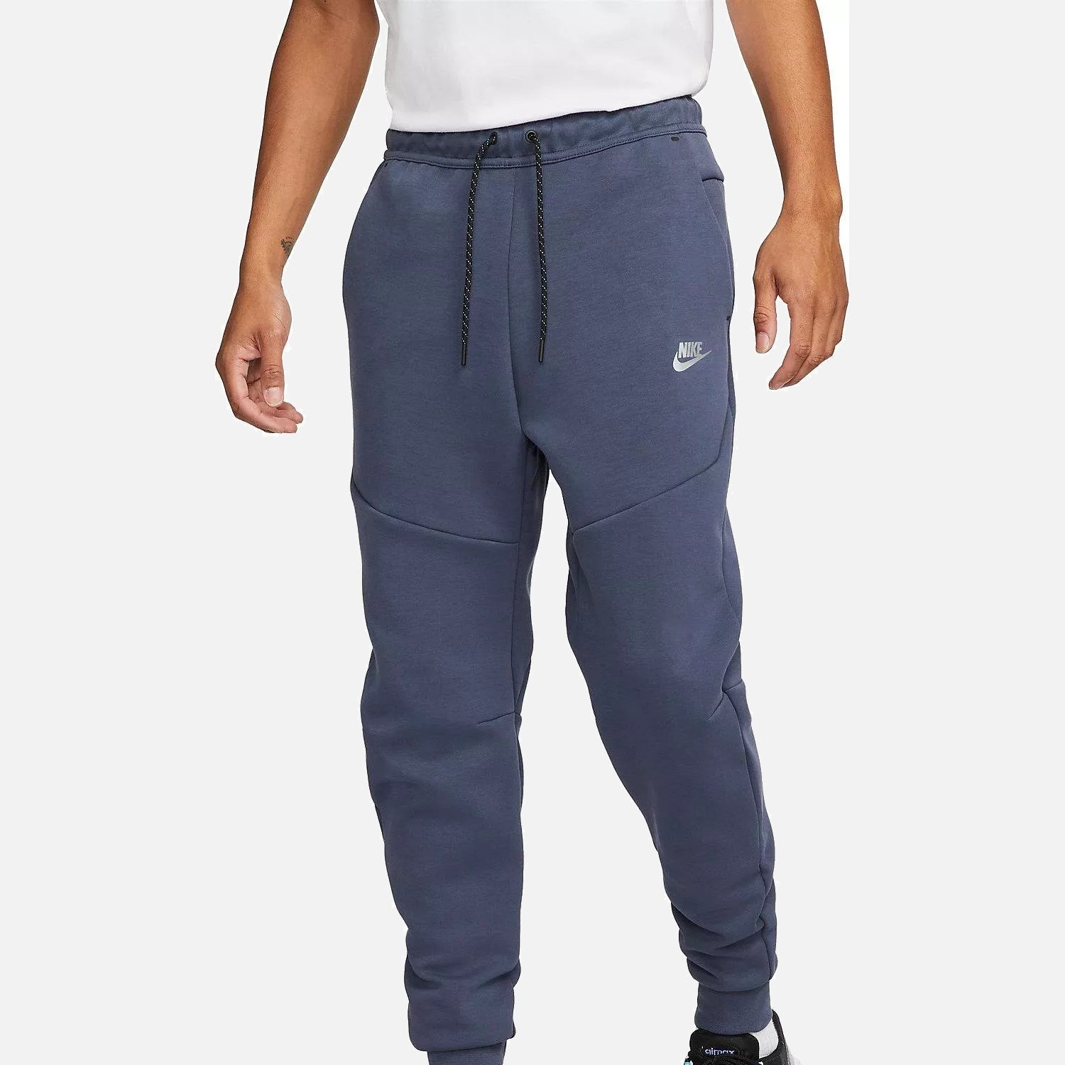 Men's Nike Tech Fleece Engineered Tracksuit Bottoms - Blue - THE SNEAKER OUTLET