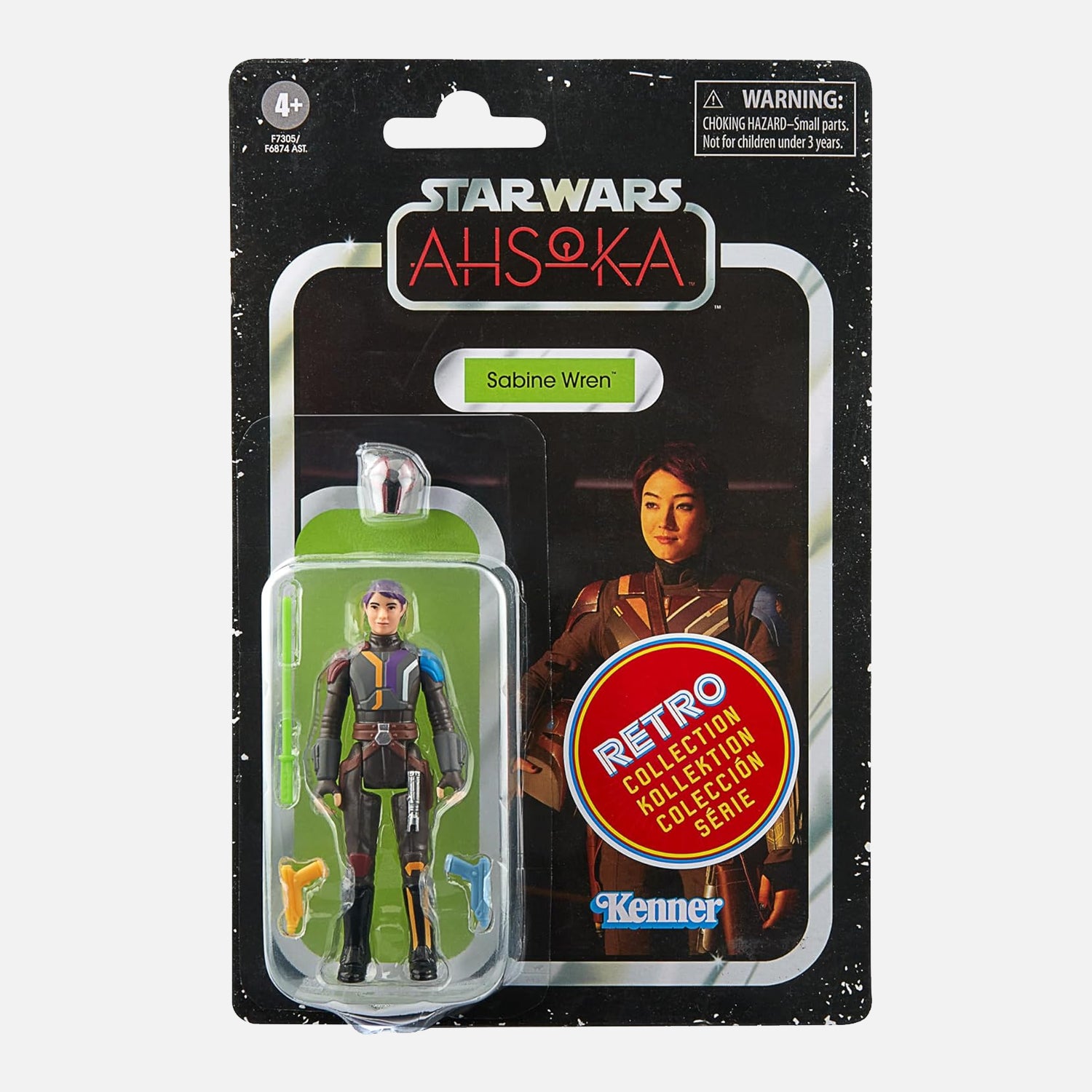 Star Wars Retro Collection Sabine Wren Ahsoka Action Figure 3.75 Inch
