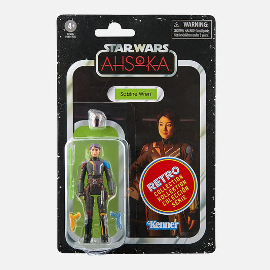 Star Wars Retro Collection Sabine Wren Ahsoka Action Figure 3.75 Inch