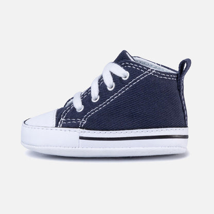 Baby Converse Crib Booties navy blue