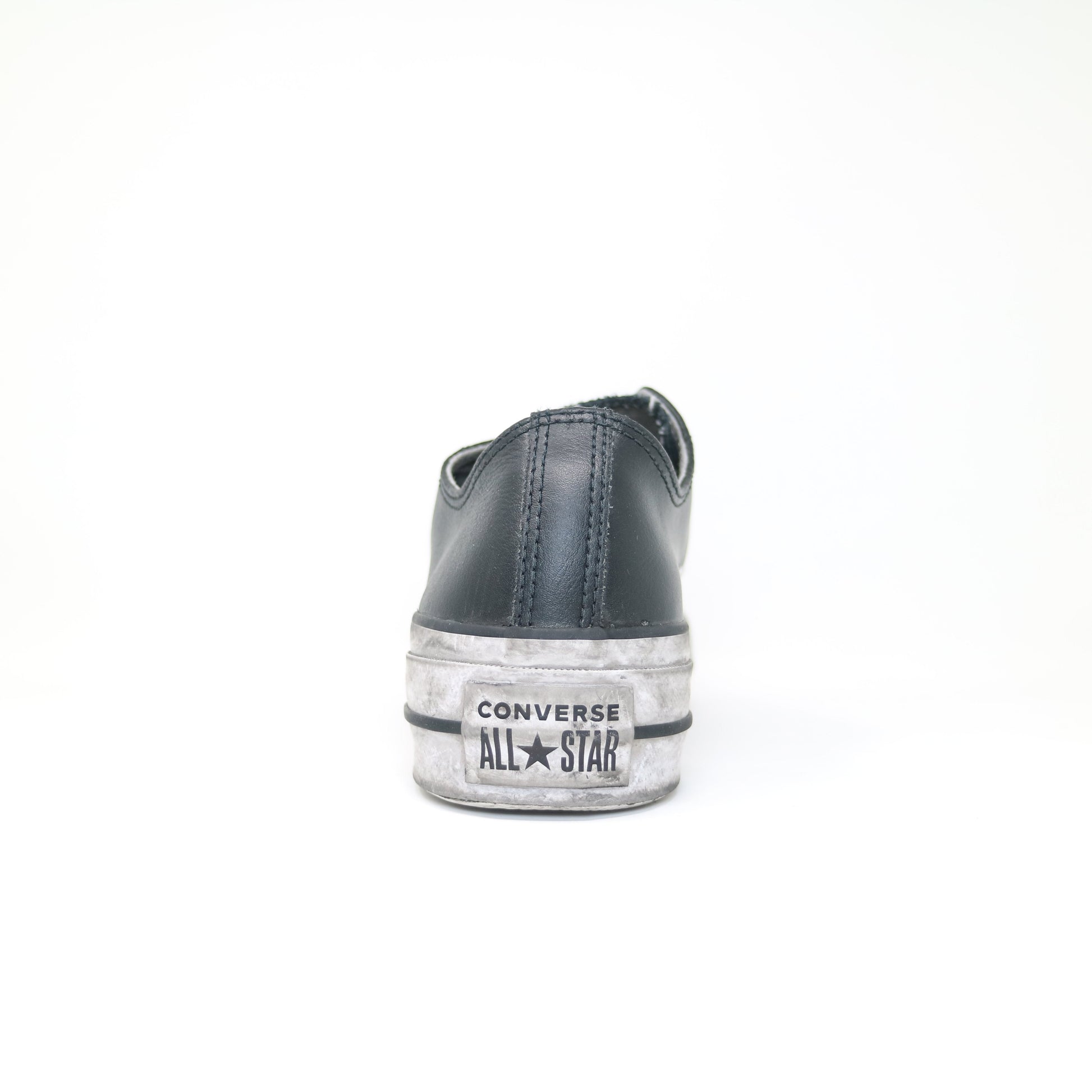 Converse Chuck Taylor All Star Platform Leather Low - Black