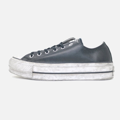 Converse Chuck Taylor All Star Platform Leather Low - Black