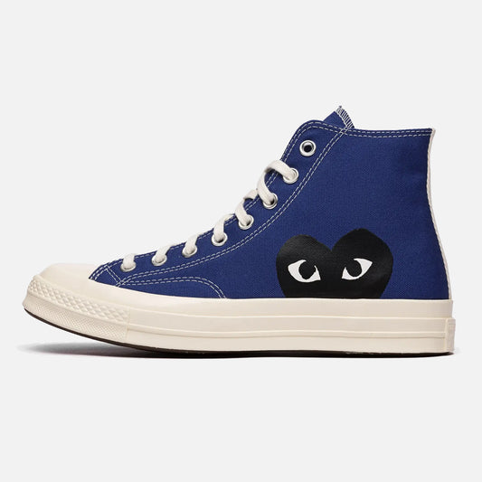 Converse x Comme Des Garcons Chuck 70 Heart Hi Blue CDG
