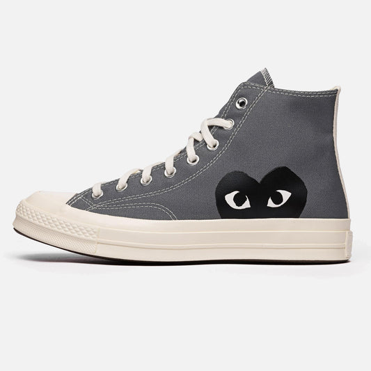 Converse x Comme Des Garcons Chuck 70 Heart Hi Grey CDG