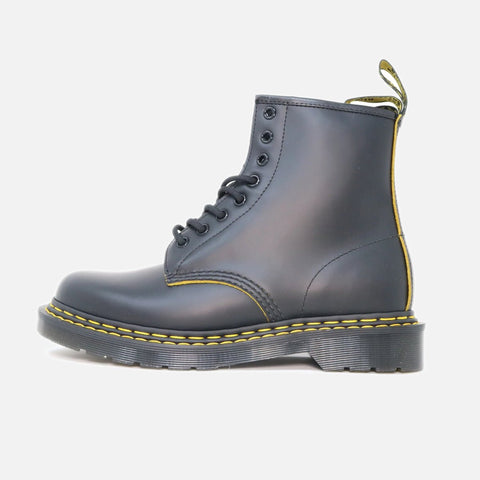 Dr Martens 1460 Double Stitch Boots - Black Yellow