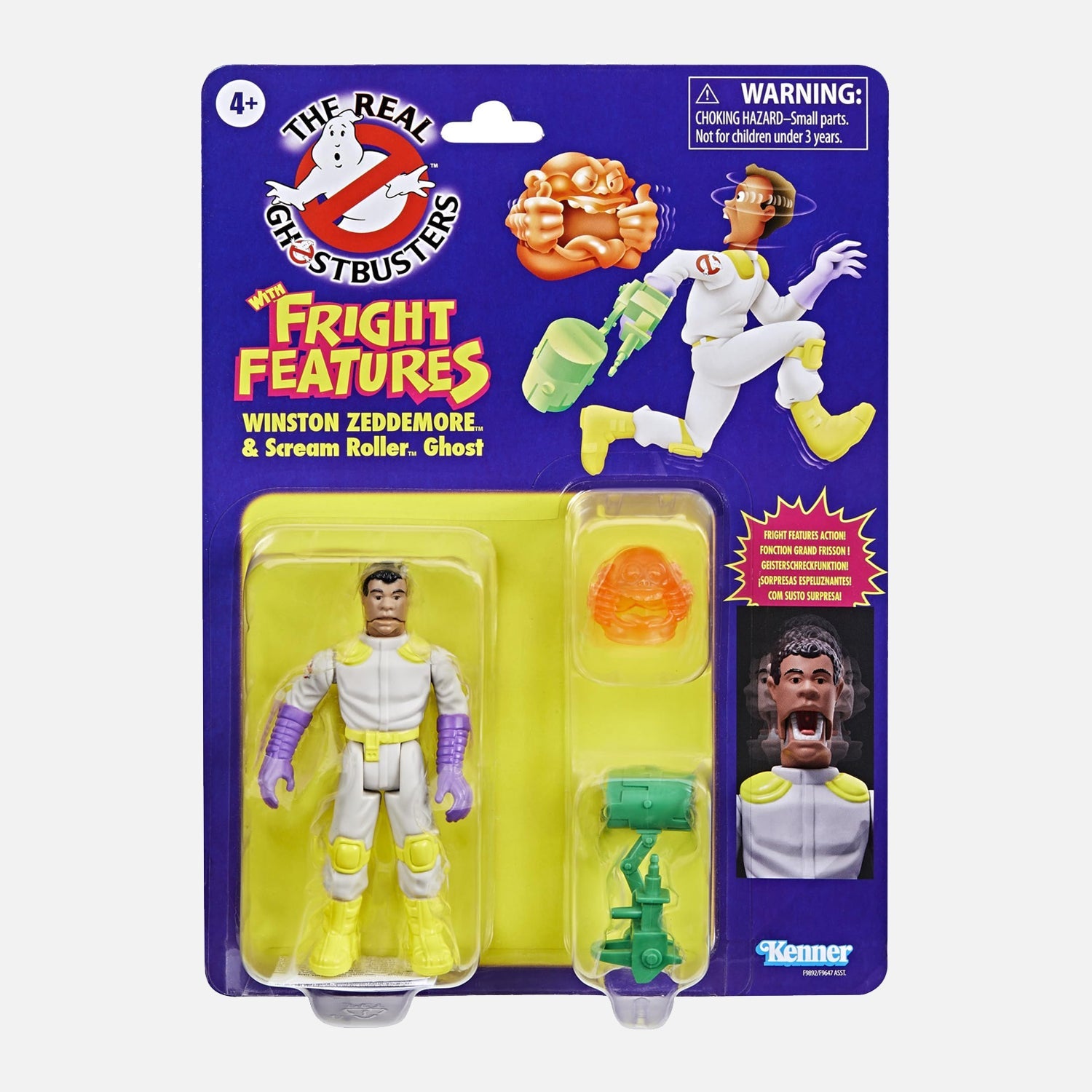 Hasbro The Real Ghostbusters Retro Fright Features Winston Zeddemore