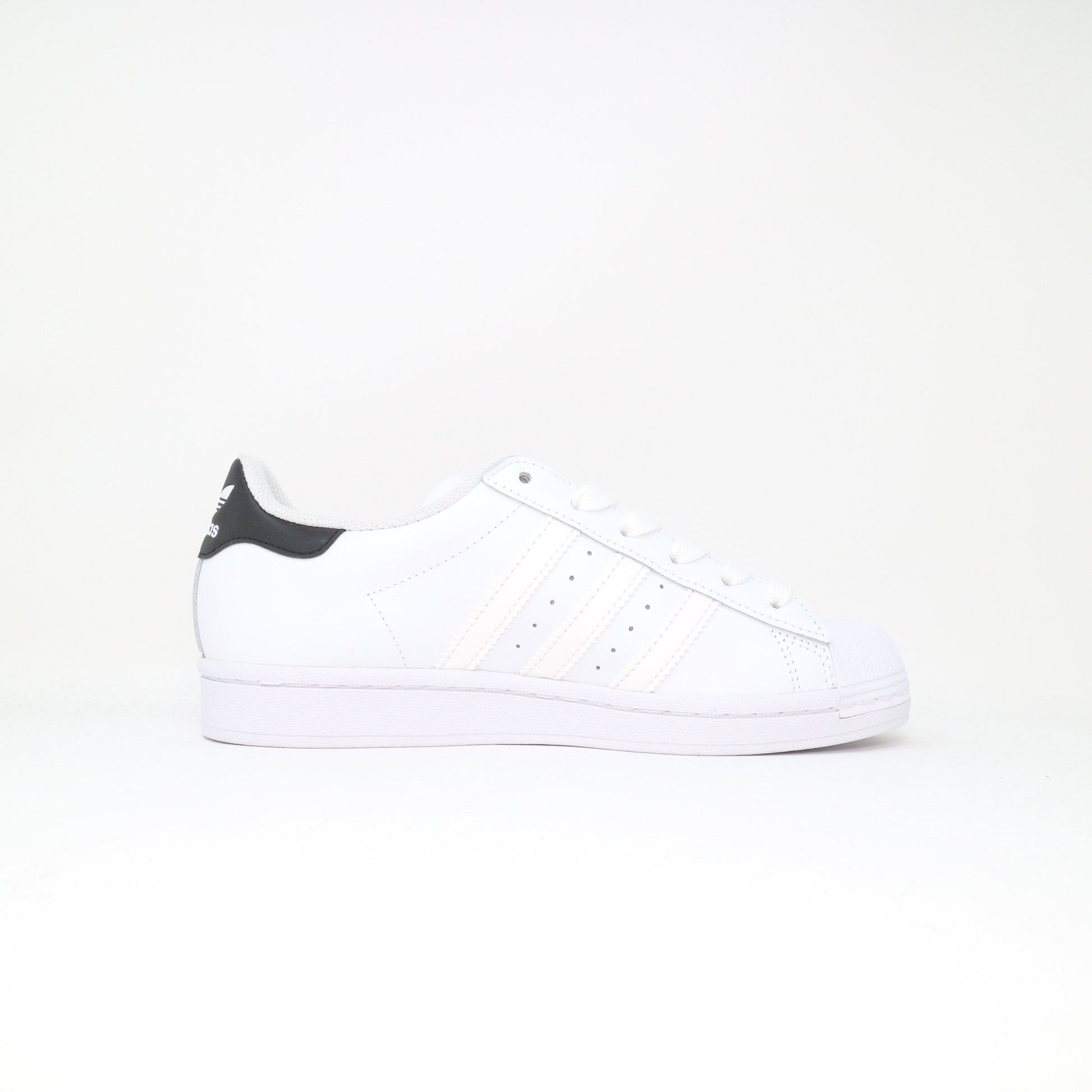 Kid's Adidas Superstar Leather White Black