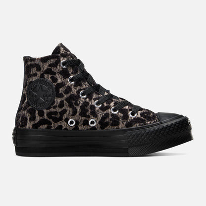 Kid's Converse Chuck Taylor Lift Hi Leopard