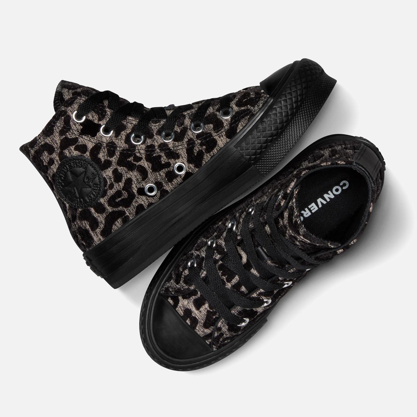 Kid's Converse Chuck Taylor Lift Hi Leopard