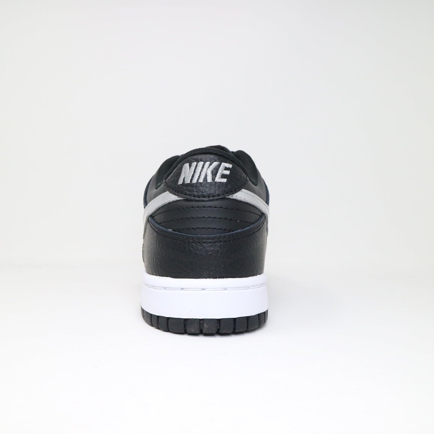 Kid's Nike Dunk Low Leather - Black Silver