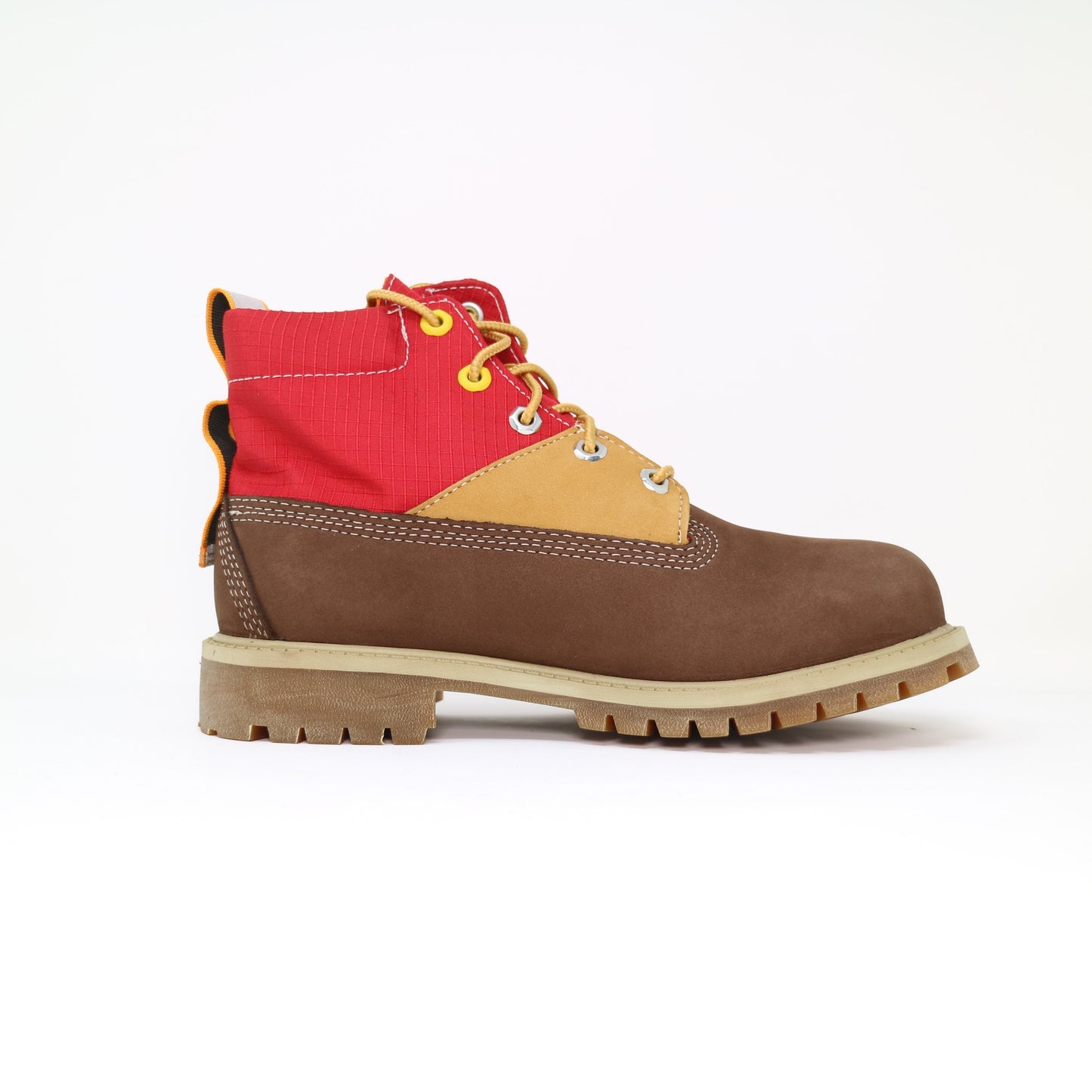 Kid's Timberland Premium 6 Inch Boots Brown Red Suede