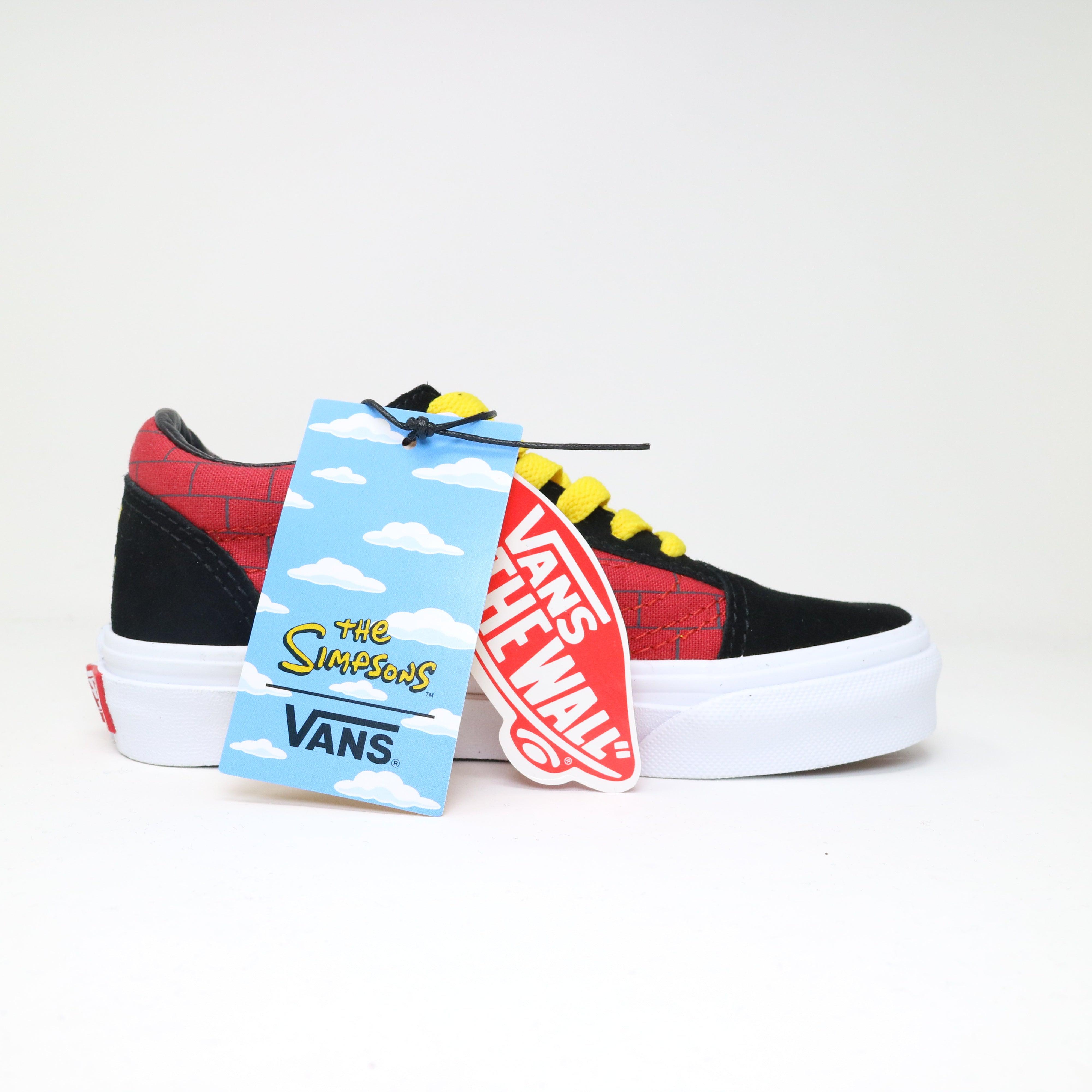 Kid s Vans Old Skool Low Simpsons El Barto THE SNEAKER OUTLET