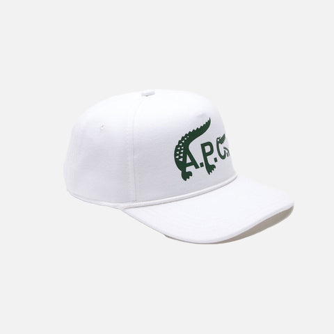 Lacoste APC Baseball Cap - White Green