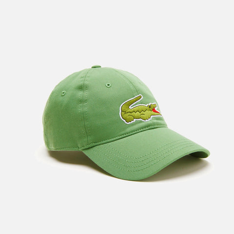 Lacoste Adjustable Organic Cotton Twill Baseball Cap - Green