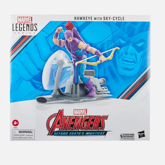 Marvel Hasbro Legends Series Hawkeye With Skye-Cycle Action Figure