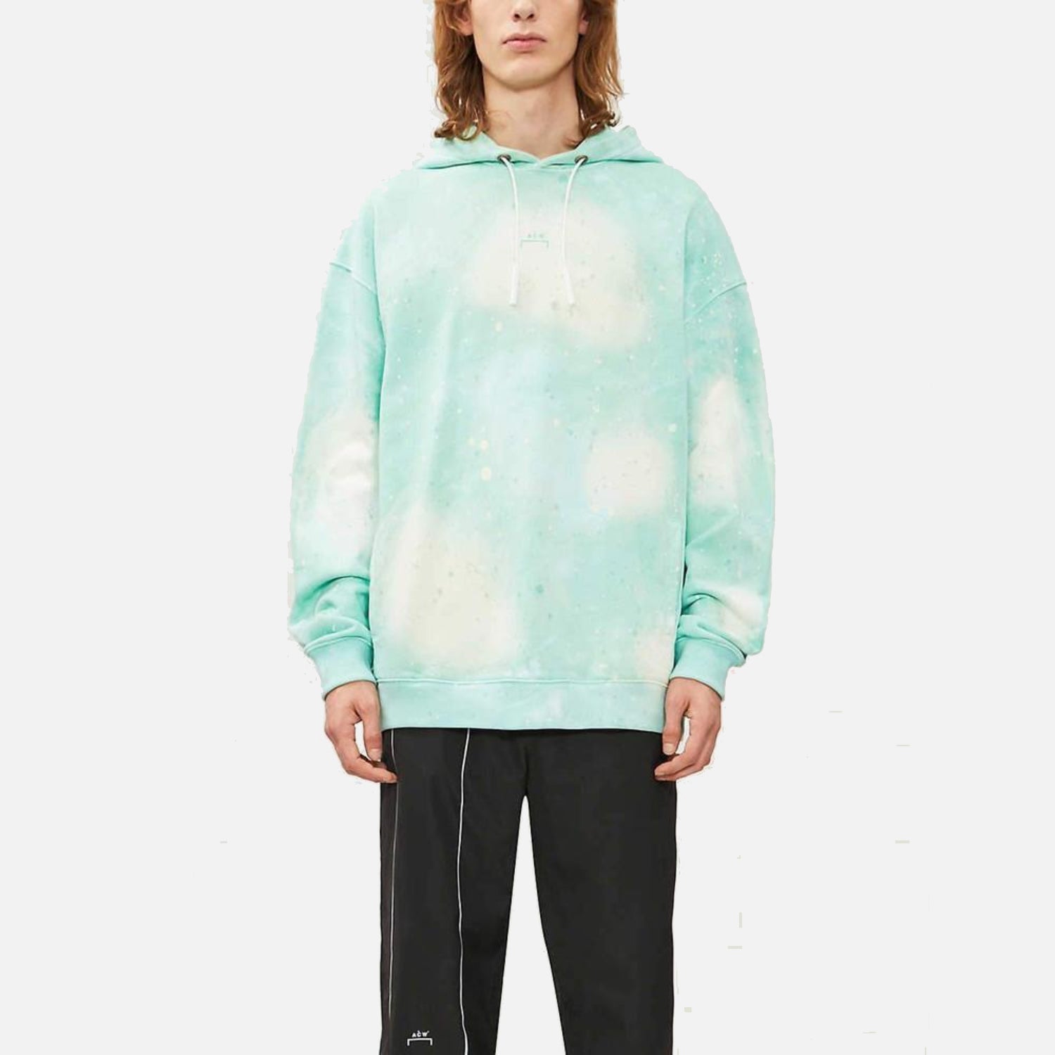 Men's ACW x Daniel Arsham Oversized Hoodie - Blue Green A Cold Wall