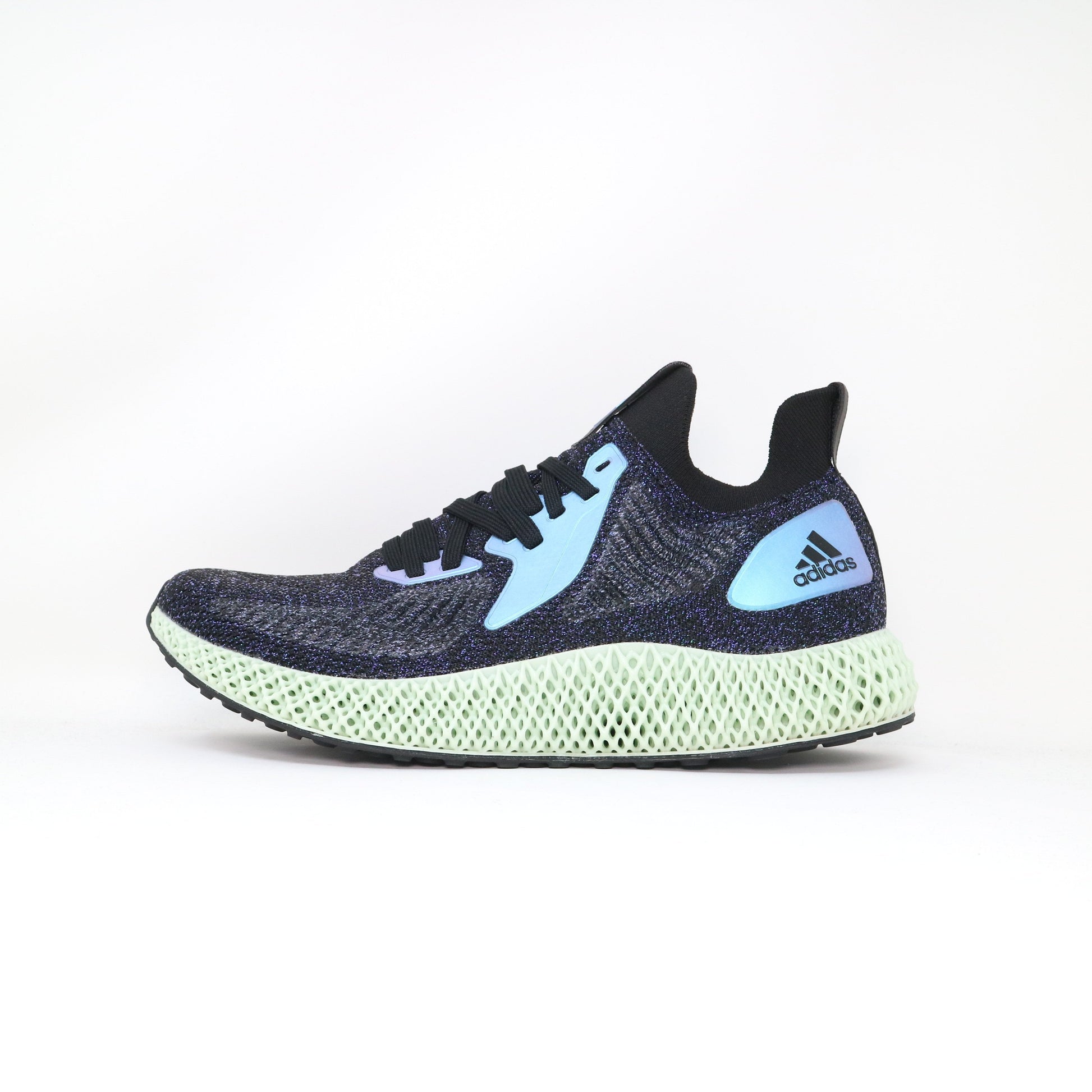 Men's Adidas Alphaedge 4D Black Iridescent THE SNEAKER OUTLET