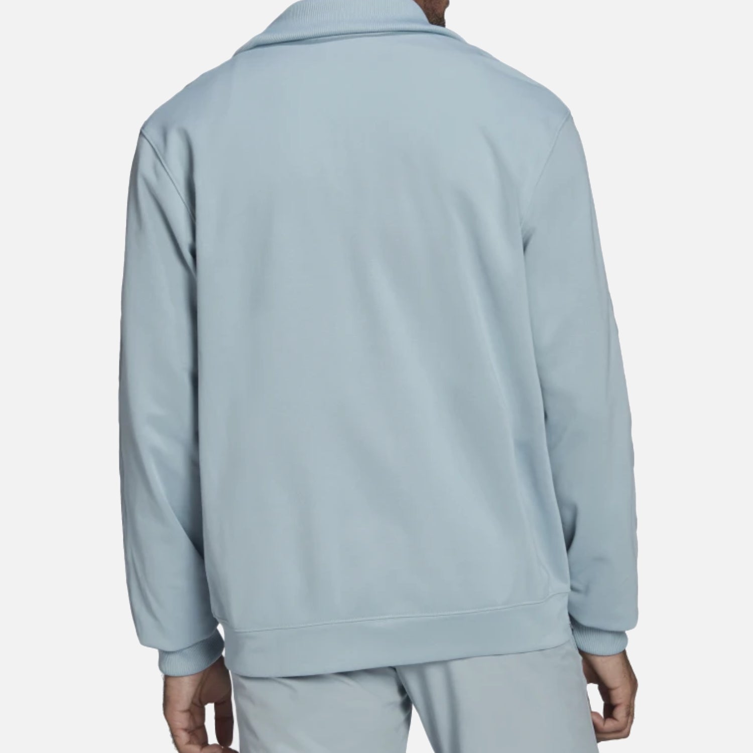 Men's Adidas BeckenBauer Track Top Blue Grey - THE SNEAKER OUTLET