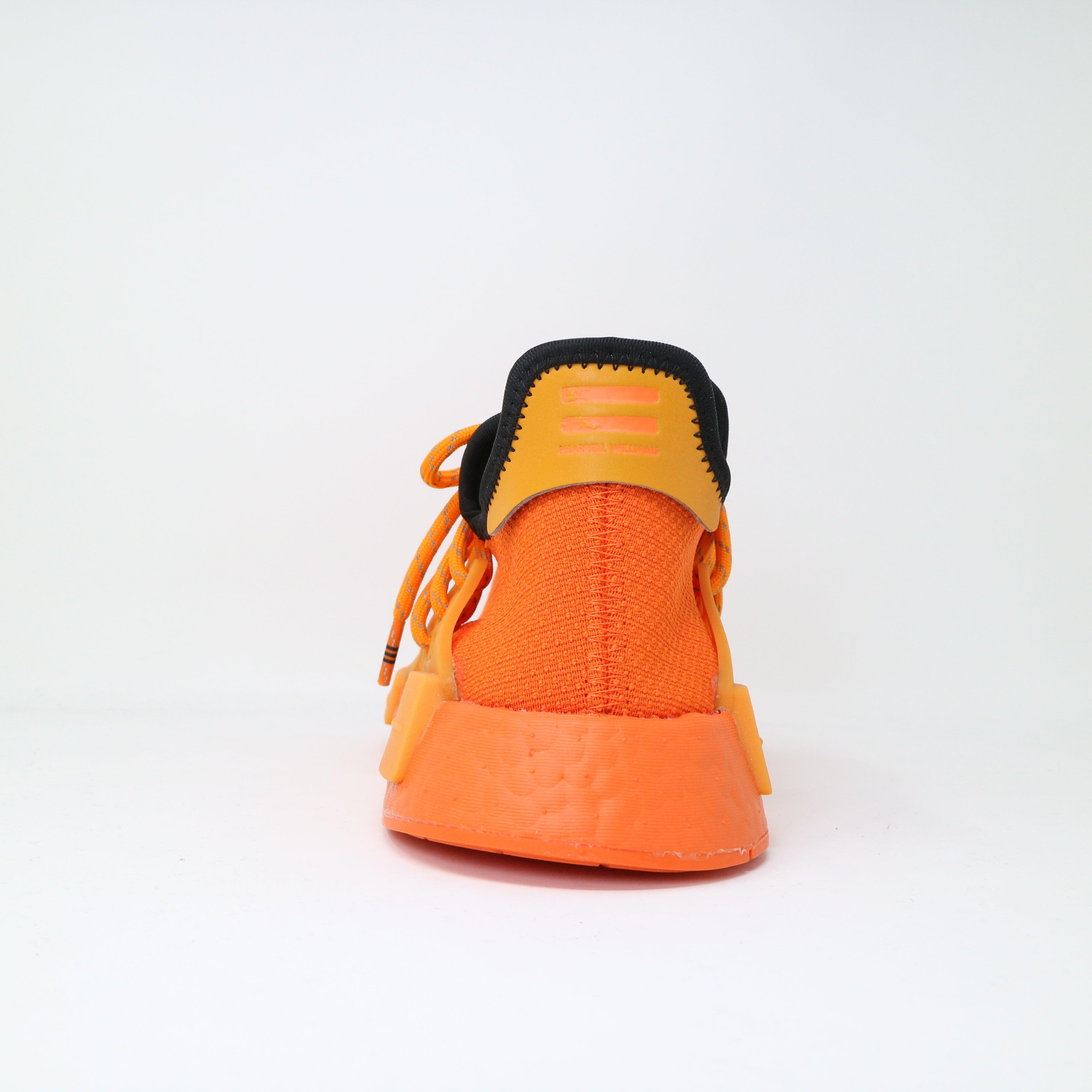 Men s Adidas HU Pharrell NMD Orange Trainers THE SNEAKER OUTLET