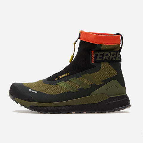 Men's Adidas Terrex Free Hiker Gore-Tex Boots - Green