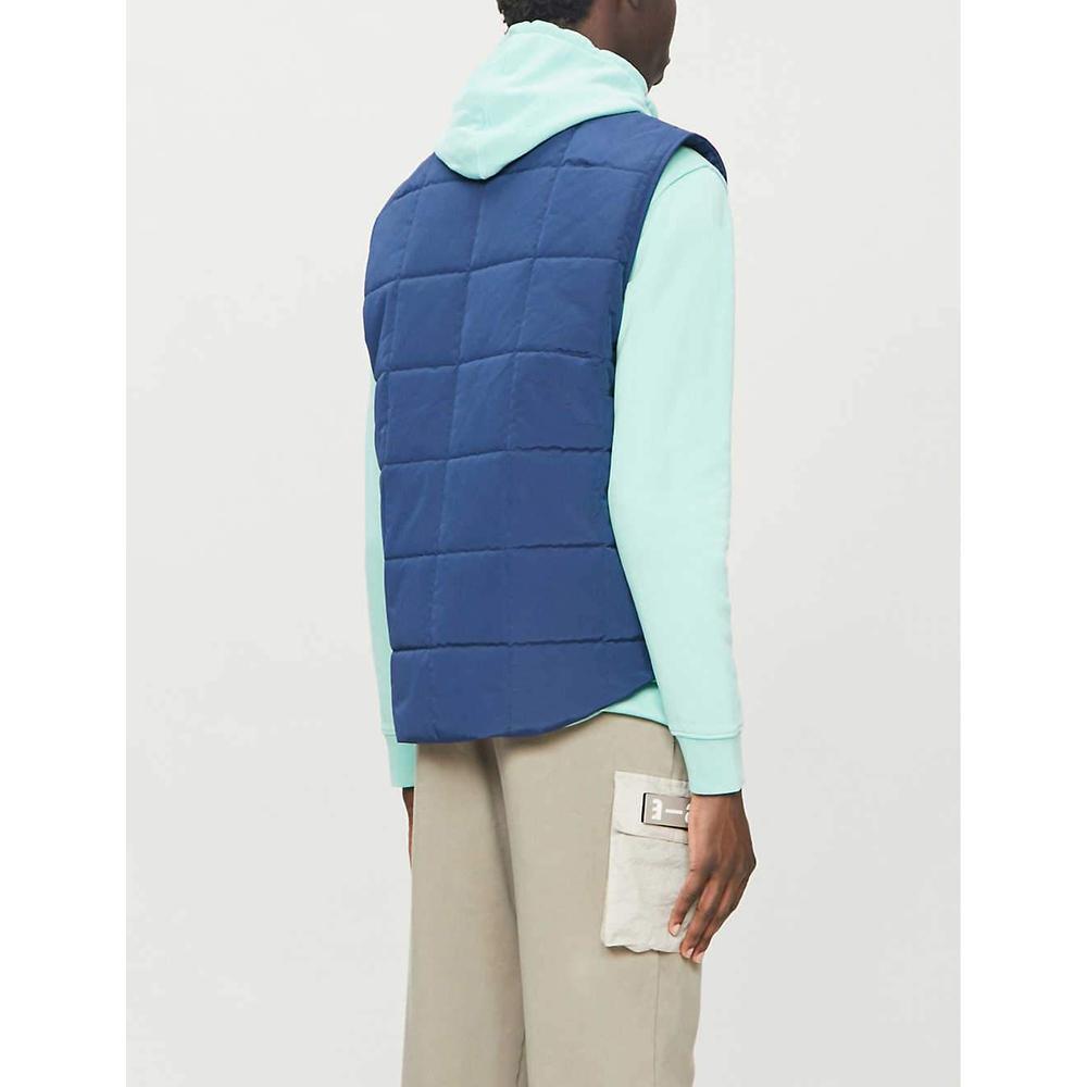 Men's Aimé Leon Dore x Woolrich Shell Gilet - Blue