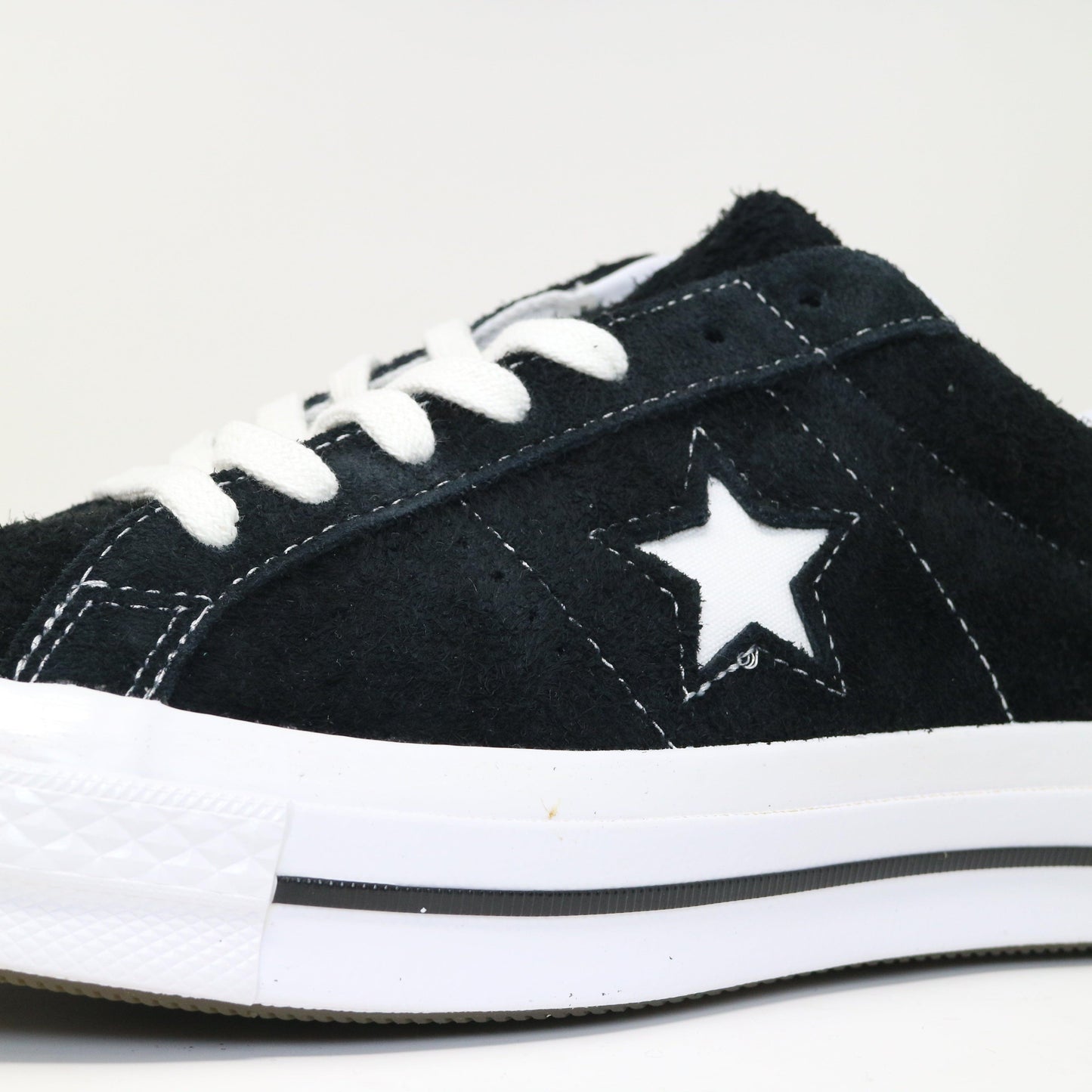 Men's Converse One Star Suede - Black White