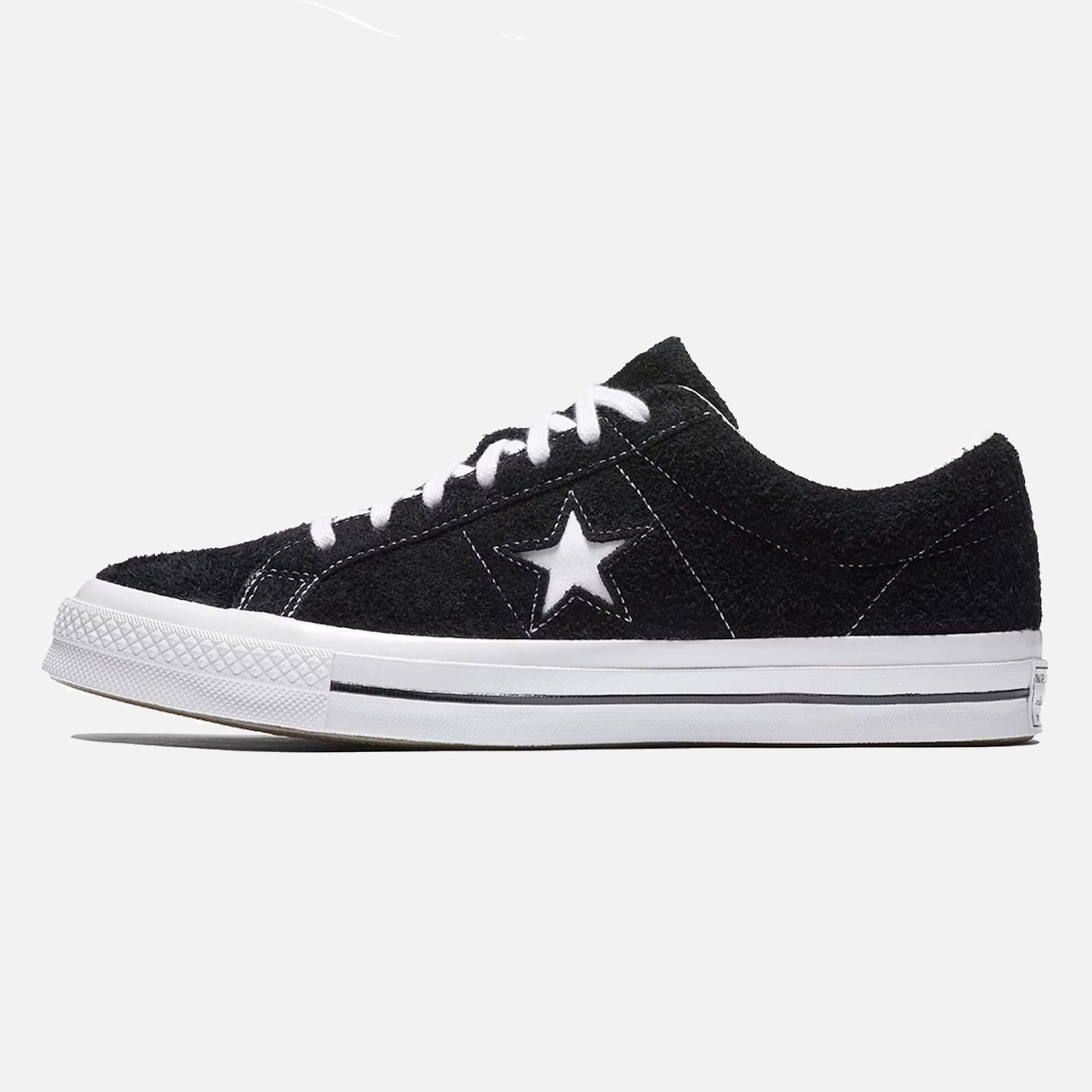 Men's Converse One Star Suede - Black White