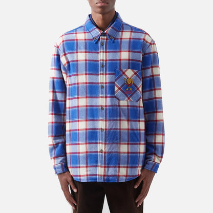 Men's Gucci X Pablo Delcielo Oversized Checked Shirt