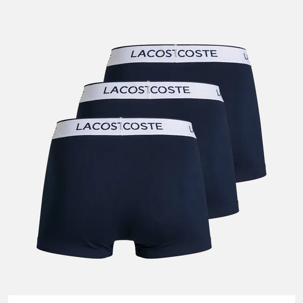 Men's Lacoste Boxer Shorts - 3 Pack Navy