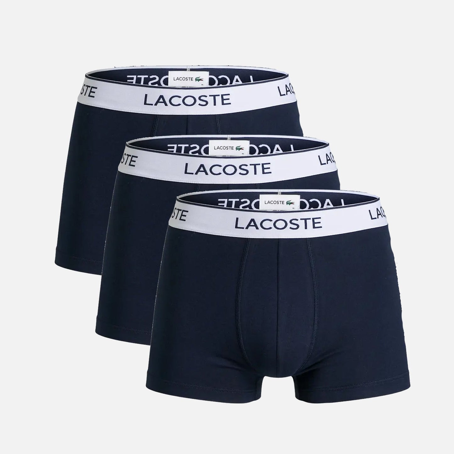 Men's Lacoste Boxer Shorts - 3 Pack Navy