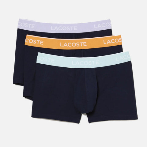 Men's Lacoste Boxer Shorts - 3 Pack Navy