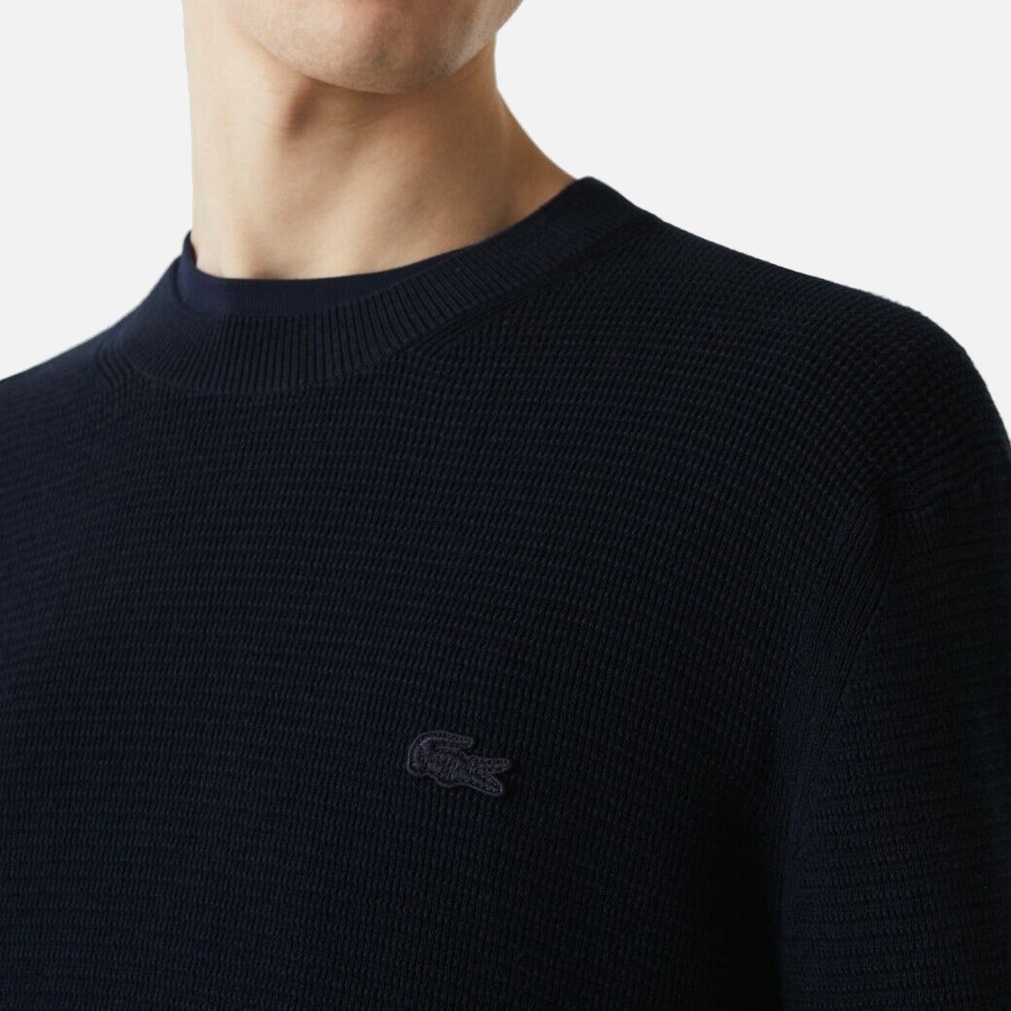 Men's Lacoste Classic Fit Cotton Blend Sweatshirt Navy