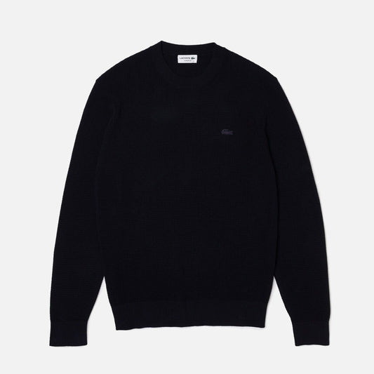 Men's Lacoste Classic Fit Cotton Blend Sweatshirt Navy