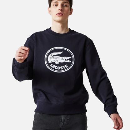 Men's Lacoste Classique Organic Cotton Sweatshirt Navy