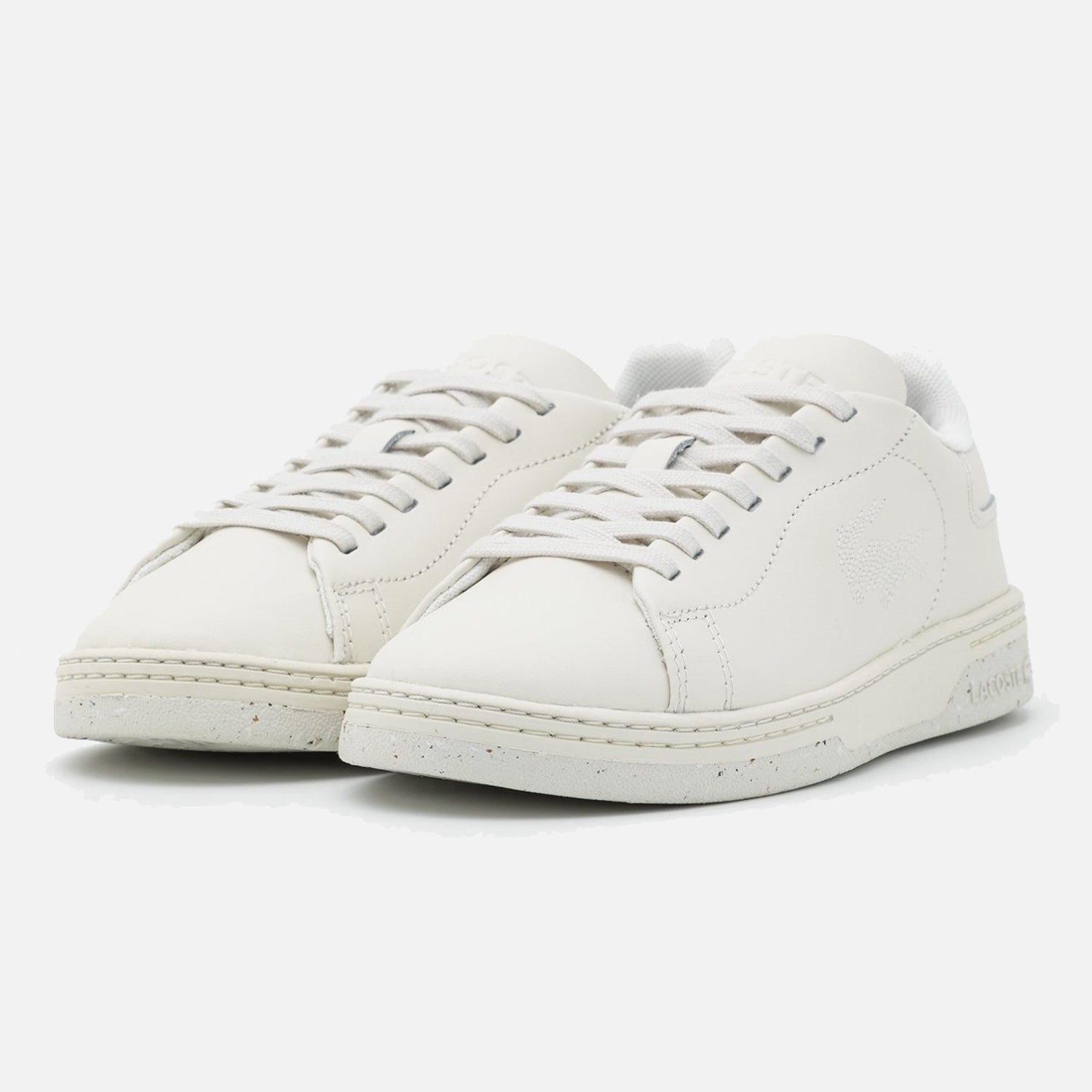 Lacoste white sales leather mens shoes