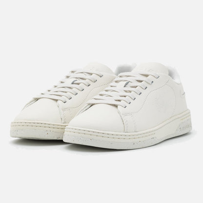 Men's Lacoste Court Zero Off White Leather THE SNEAKER OUTLET