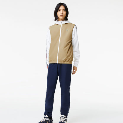 Men's Lacoste Full Tracksuit - Beige Blue