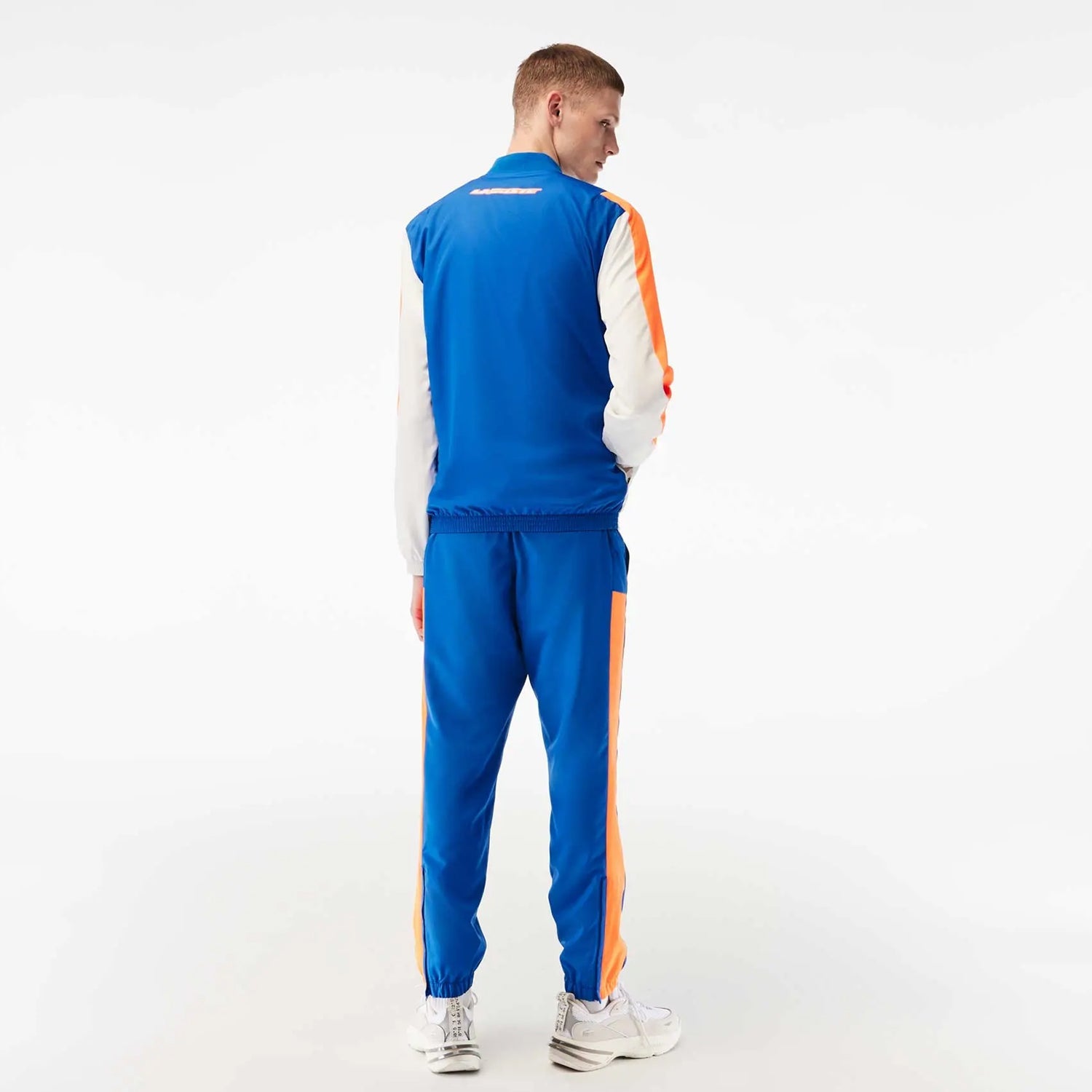 Men s Lacoste Full Tracksuit Blue Orange THE SNEAKER OUTLET