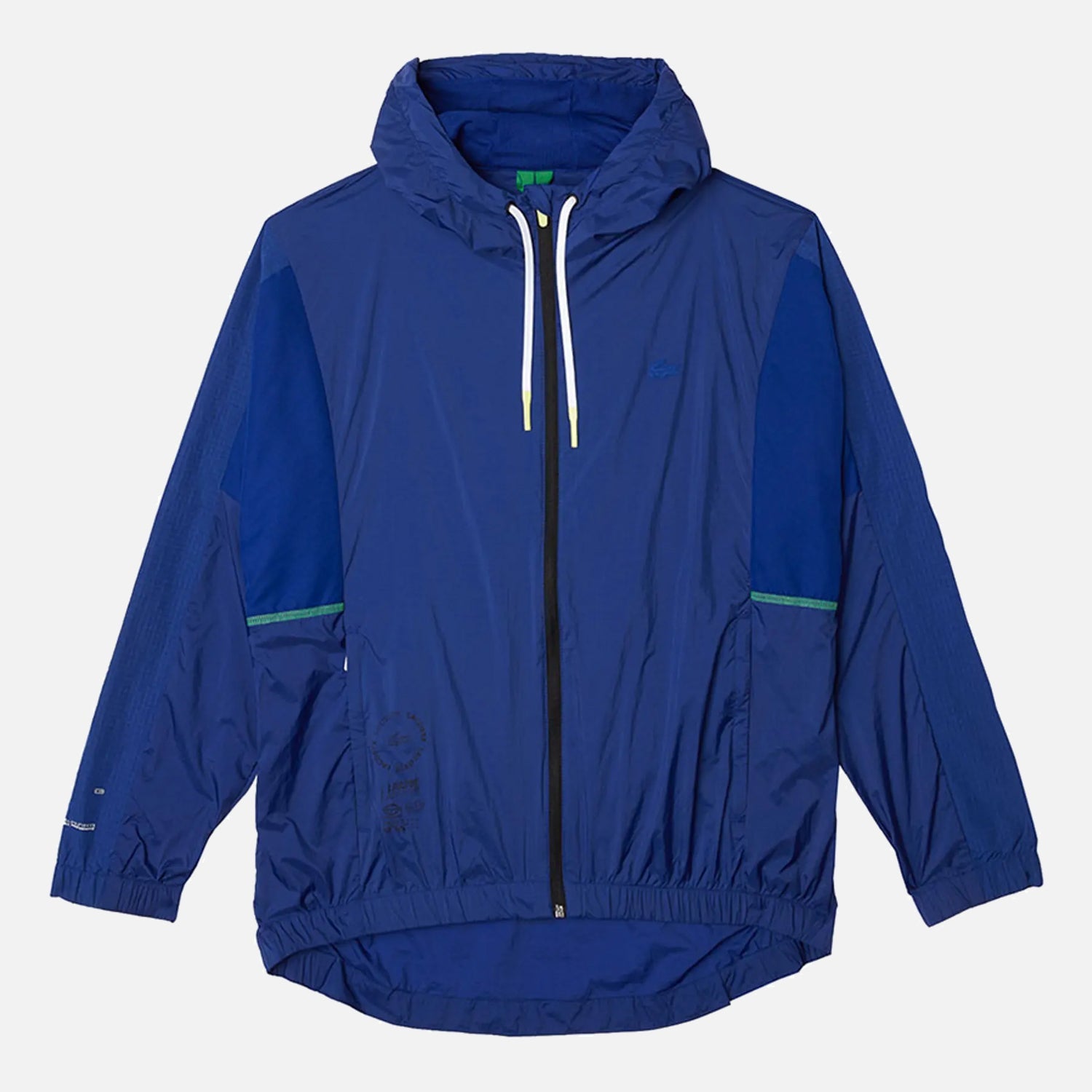 Men's Lacoste Lightweight Hooded Jacket Blue