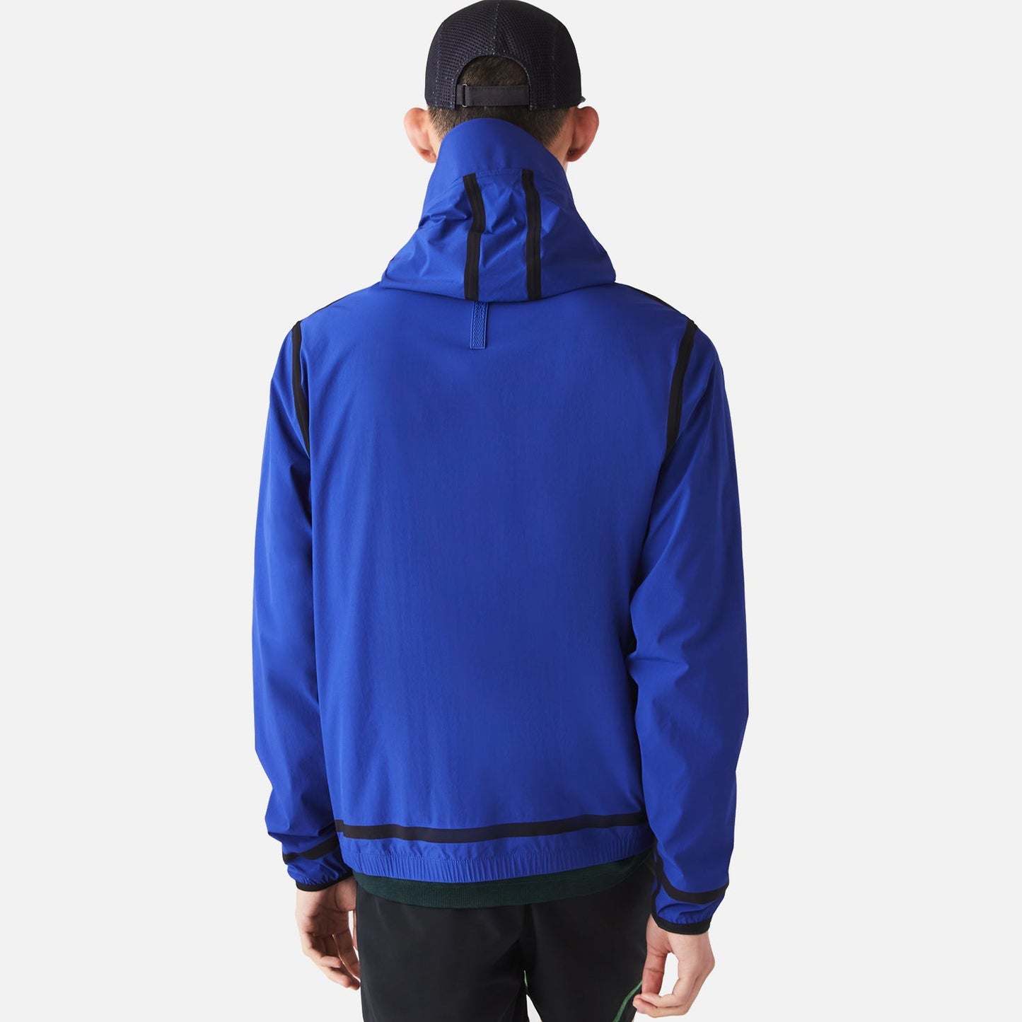 Men's Lacoste Lightweight Hooded Jacket Royal Blue