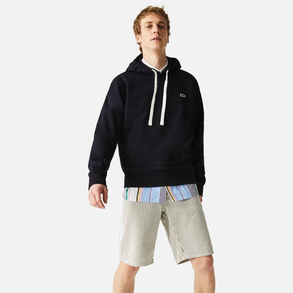 Men's Lacoste Navy Classique Hoodie Navy Cream