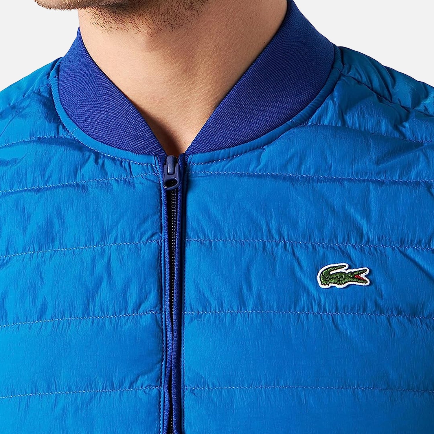 Men's Lacoste Puffer Gilet Blue